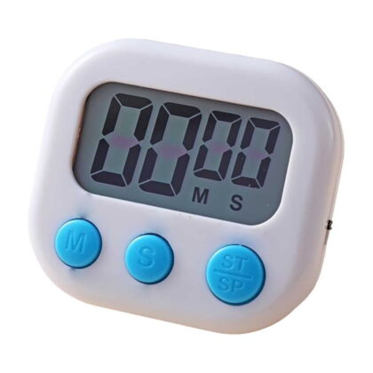 Big LCD Digital Kitchen Timer - Loud Alarm, Memory Function, Count Up/Down - for Cooking, Homework, Exercise & Games