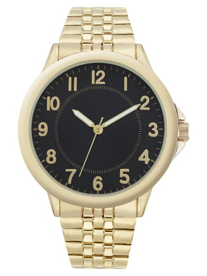 George Men's Gold-Tone Expansion Watch
