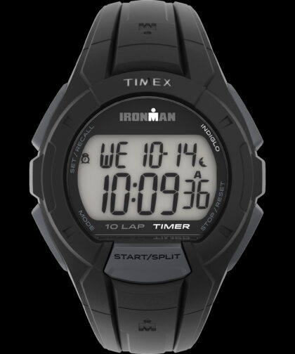Men's Ironman Essential 10 Full-Size Watch, Black Resin Strap
