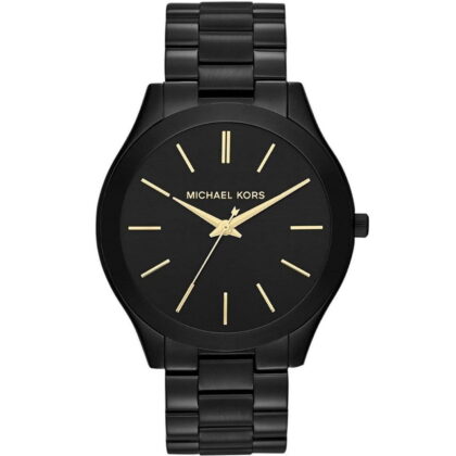 Michael Kors Women's Classic Black-Tone Stainless Steel Bracelet Watch