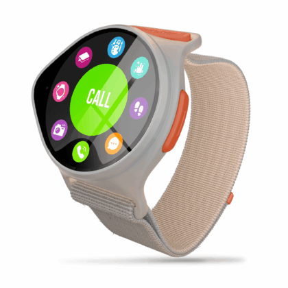 NickWatch Smart Watch for Kids with GPS, SOS, Voice Call and Tracking, Smartwatch for Boys and Girls, Requires NickWatch Data Plan - First Month Free