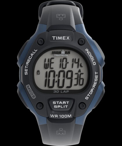 Timex Male 3.02" Plastic 30-Lap Watch, Blue, (T5H591WX)