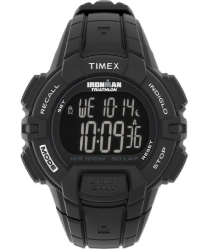Timex Men's Ironman 30-lap Watch - T5K821 Black/Silver