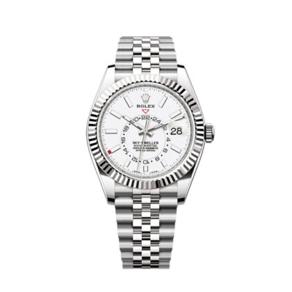 Rolex Sky-Dweller 42mm, Oystersteel and 18k White Gold, Ref# 326934-0002 1:1