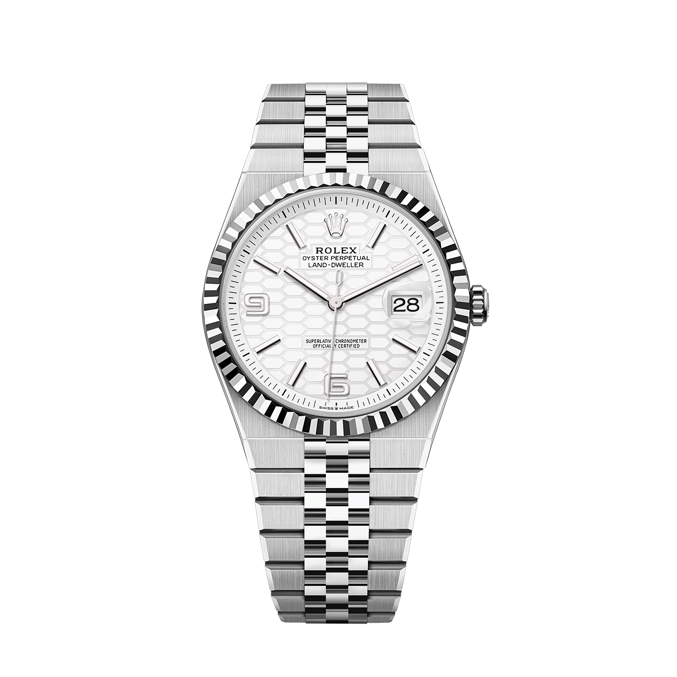 Rolex Land-Dweller 40mm Oystersteel & White Gold M127334-0001 1:1