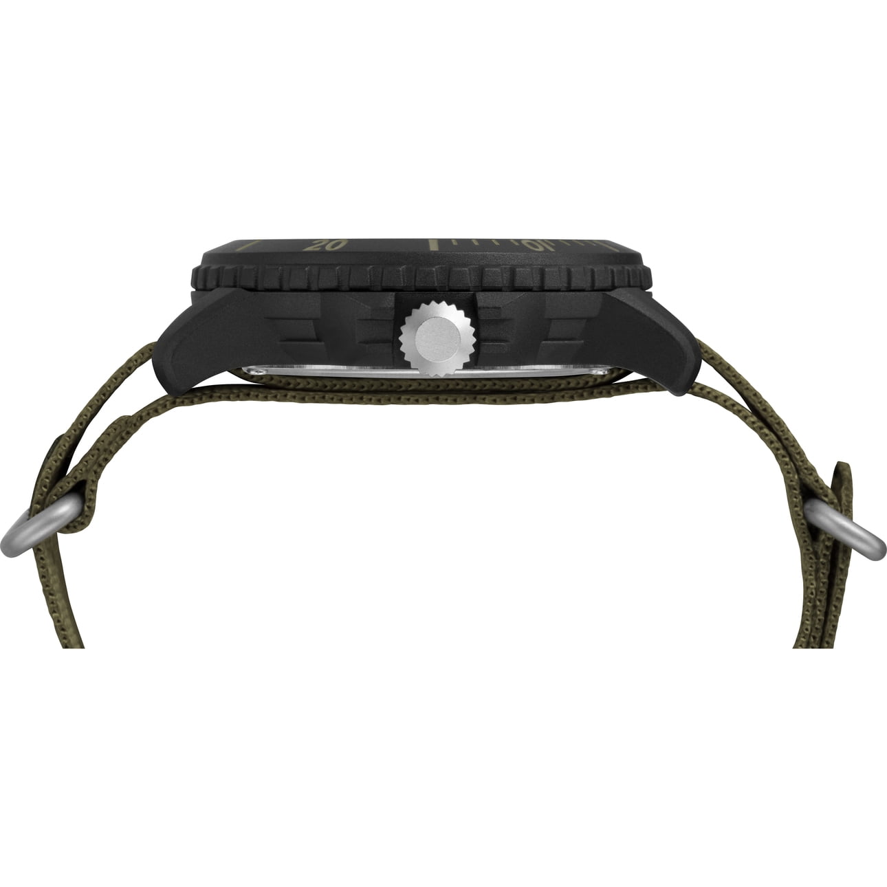 Timex Men's Expedition Gallatin Solar Green/Black 45mm Outdoor Watch, Fabric Slip-Thru Strap - Image 2