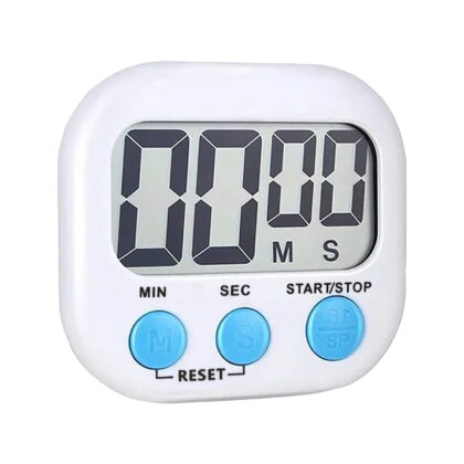 ionze Kitchen Timer for Cooking Baking Large Magnetic Digital Timer (White)