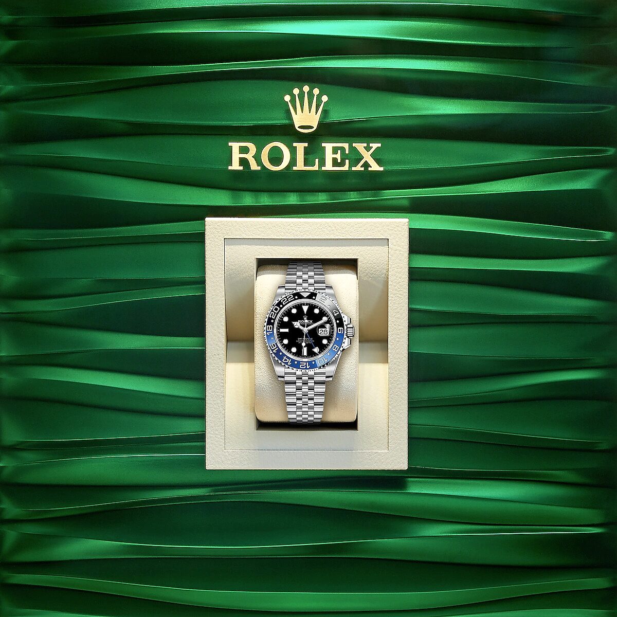 Unworn Rolex GMT-Master II, Batgirl, Stainless steel, 40mm, Ref# 126710blnr-0002 1:1 - Image 5