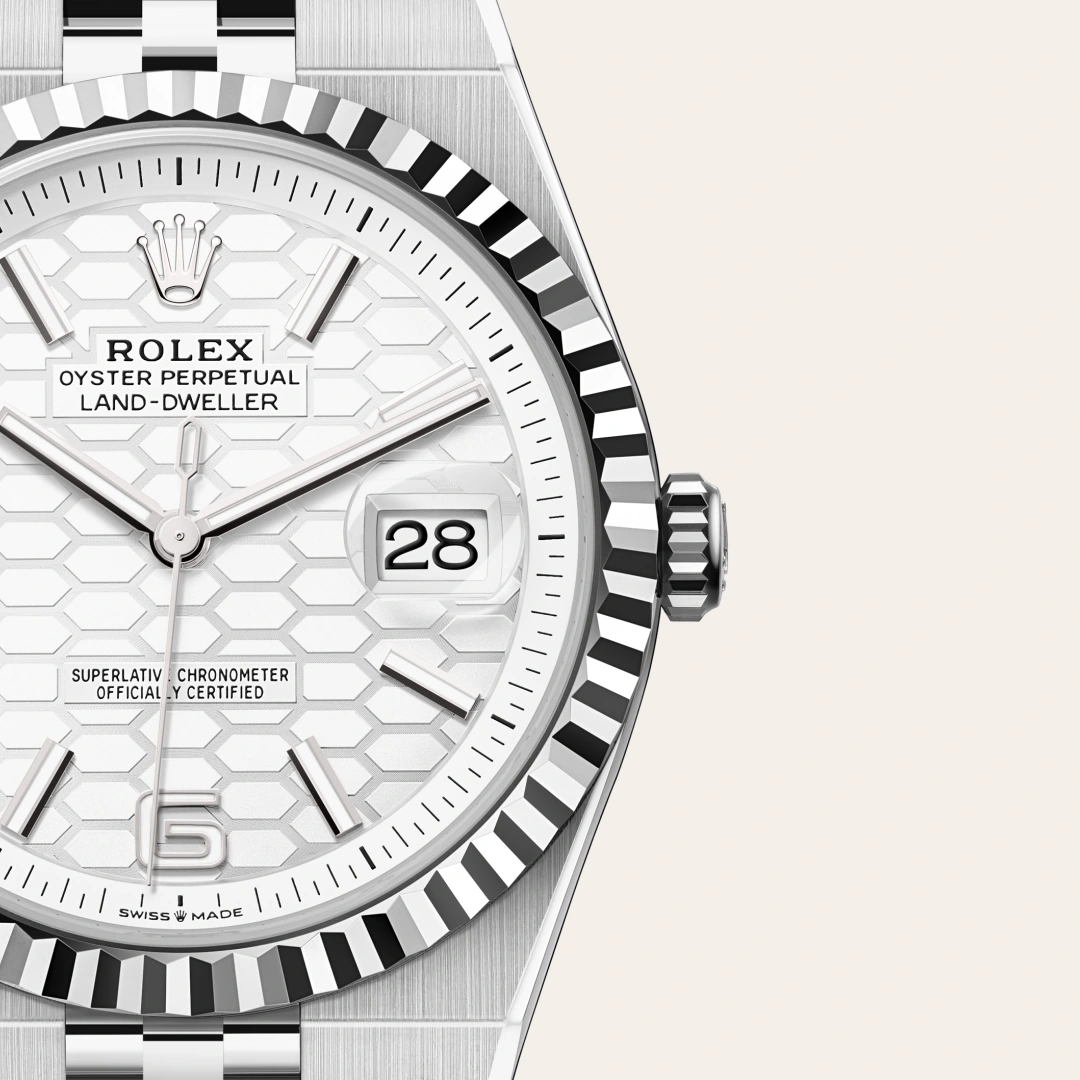 Rolex Land-Dweller 40mm Oystersteel & White Gold M127334-0001 1:1 - Image 2
