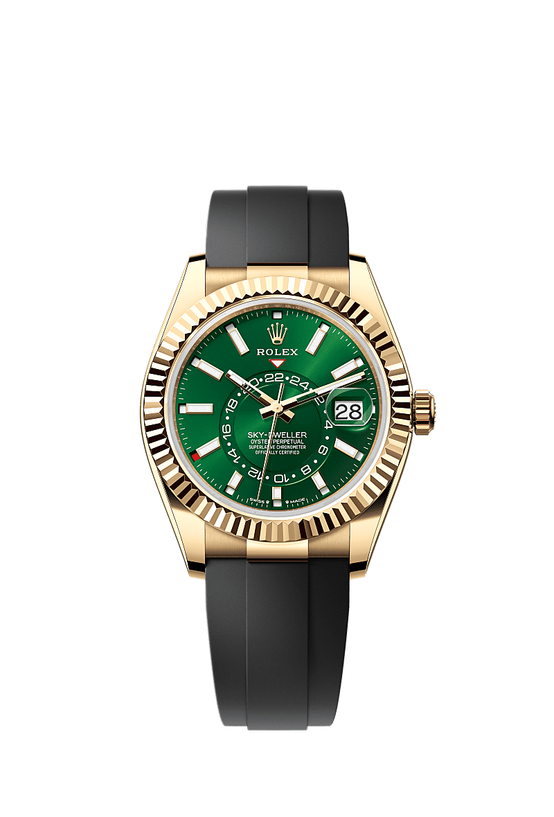 Unworn 2025, Rolex Sky-Dweller, 42mm, 18k Yellow Gold, Ref# 336238-0004, box & papers 1:1