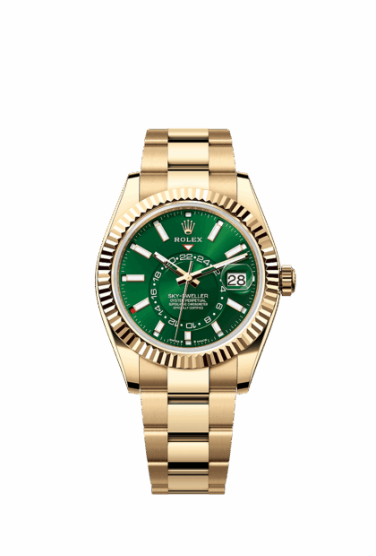 Unworn 2025, Rolex Sky-Dweller, 42mm, 18k Yellow Gold, Ref# 336938-0007, box & papers 1:1