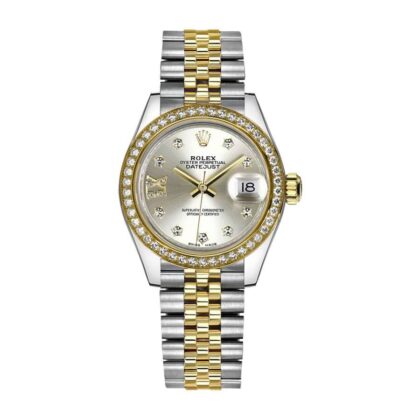 Rolex Lady-Datejust 279383RBR Champagne Diamond Master Quality 1:1