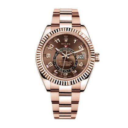 Rolex Sky-Dweller 326935 “Rose Gold Chocolate Dial” Authentic Super 1:1