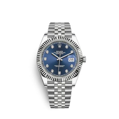 Rolex Datejust 41 Oystersteel and white gold Ref# 126334-0016 1:1